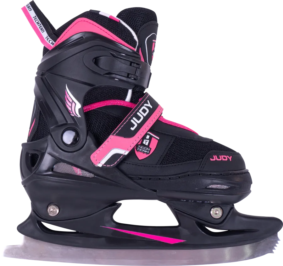 Коньки раздвижные Judy black/pink