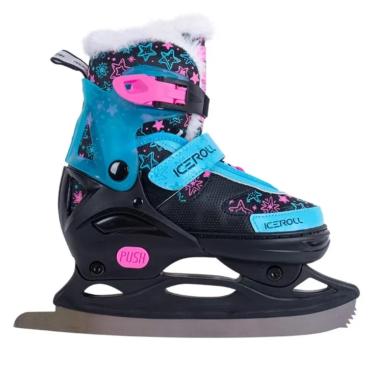 Раздвижные коньки Iceroll black/celadon